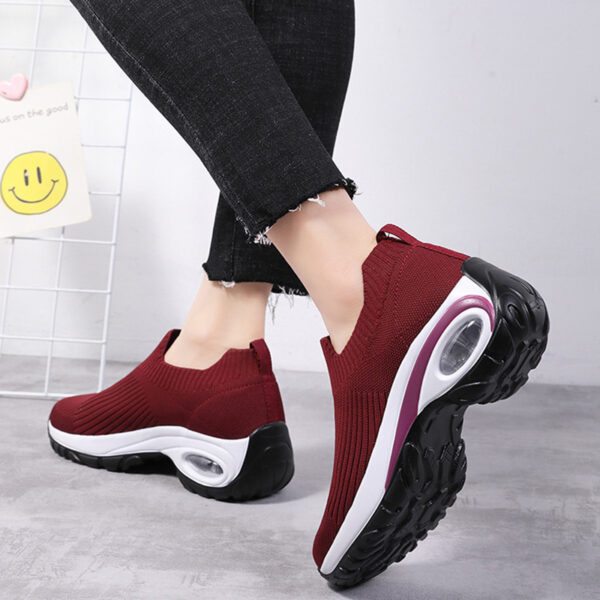 Sneakers Women Air Cushion Mesh Breathable Running Sports Shoes - Image 4