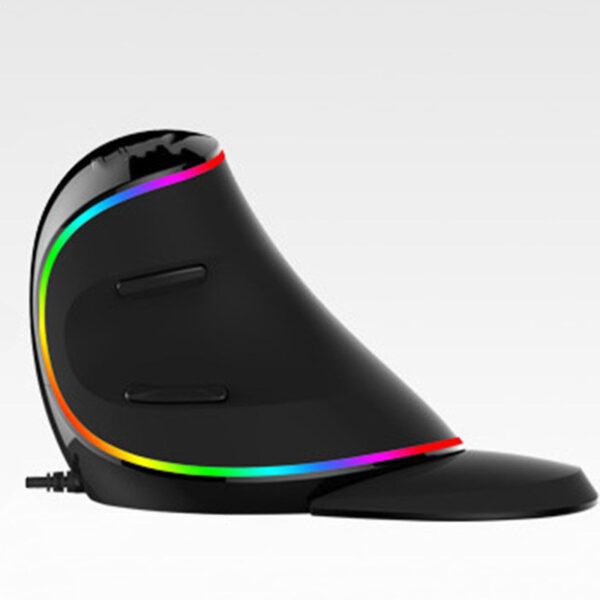 Vertical Ergonomic Snail RGB Anti-Mouse Hand Wired Mouse - Image 3