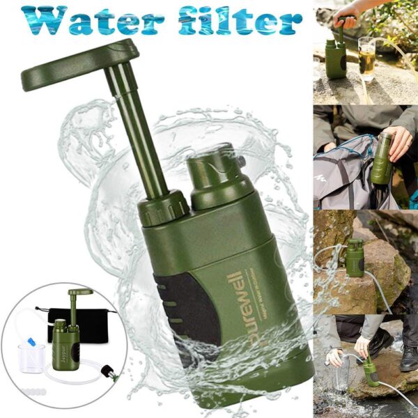 Multistage Outdoor Water Purifier for Emergency Camping Wilderness Survival - Image 3