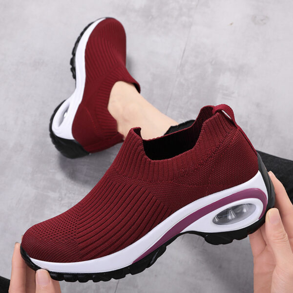 Sneakers Women Air Cushion Mesh Breathable Running Sports Shoes - Image 2